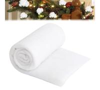 Rotolo di Neve Artificiale, Coperta di Neve Finta di Natale Decorazione di Ovatta di Neve, Neve Artificiale per Le Decorazioni di Natale Esposizioni del Villaggio sotto L'Albero di Natale (150x40cm)