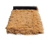 Rotolo di Paglia Artificiale per Tetto, Effetto Palma Gialla realistica, Ideale per capannoni, Piscine, Casette, Fai da Te, Bassa Manutenzione, Facile da Tagliare (2x3 m)