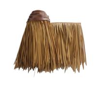 Rotolo Di Paglia Di Palma Simulazione Di Paglia Di Paglia Protezione Ambientale Pe Plastica Ignifuga Paglia Casa Di Paglia Tetto Capelli Erba Cantina Fattoria Decorazione, Yellow D, 0.5x6m/1.64X19.7ft
