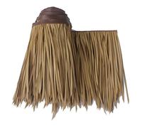 Rotolo Di Paglia Di Palma Simulazione Paglia Di Paglia Piastrella Di Paglia Artificiale, Paglia Finta, Plastica PE PVC, Tetto Di Paglia Artificiale(Yellow d,0.5x30m/1.64X98.4ft)