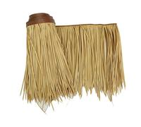 Rotolo Di Paglia Di Palma Simulazione Paglia Di Paglia Piastrella Di Paglia Artificiale, Paglia Finta, Plastica PE PVC, Tetto Di Paglia Artificiale(Yellow a,0.5x6m/1.64X19.7ft)