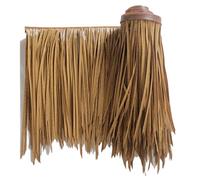 Rotolo Di Paglia Di Palma Simulazione Paglia Di Paglia Piastrella Di Paglia Artificiale, Paglia Finta, Plastica PE PVC, Tetto Di Paglia Artificiale(Yellow e,0.5x30m/1.64X98.4ft)