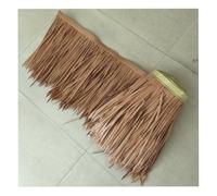 Rotolo Di Paglia Di Simulazione, Tetto Di Paglia Di Plastica Paglia Artificiale Finta Paglia Fattoria Log Cabin Gazebo Decorazione Piastrelle Di Paglia(Yellow f,0.5x10m/1.64X32.8ft)