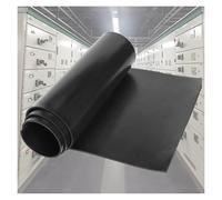 Rotolo di pavimentazione in gomma, Rotolo di tappetino isolante in gomma ad alta tensione, larghezza 3,3 piedi, multicolore, lunghezza personalizzata(Black,23 ft X 0.1 in (7mx3 MM))