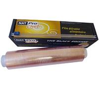 Rotolo di pellicola trasparente, srotolabile, alimentare, professionale, con ZIPcut, 30 cm x 300 m