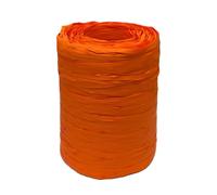 Rotolo di Rafia Raphia ARANCIONE in PP da 200 metri 1BK2