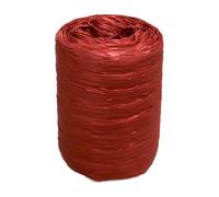 Rotolo di Rafia Raphia ROSSO in PP da 200 metri 1BK3