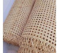 Rotolo di rattan naturale 40 x 100 cm, paglia Vienna per tessitura di sedie, tessuto di canna a trama aperta, per riparazione di mobili, materiale in rattan per progetti fai da te e tappezzeria
