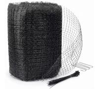 Rotolo di recinzione da giardino in plastica per esterni, con 50 cinghie fisse, antiruggine, resistente, per piante rampicanti, verdure, recinzione per cuccioli (2,1 x 10 m)