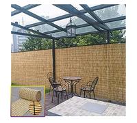 Rotolo di recinzione naturale, in bambù, per giardino, balcone, protezione per esterni, protezione per patio, 80-110 cm, soluzioni per la schermatura del giardino