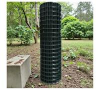 Rotolo di rete elettrosaldata plastificata, Recinzione da giardino | Rete a maglia 3x3cm Rete per pollame (conigli, anatre, pollai)(2.5mm,1.2x30m)