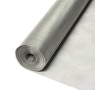 Rotolo di rete metallica, Dimensioni multiple in argento con rete metallica tessuta a maglia in acciaio inossidabile 304 80 for finestra filtro di sfiato(1x8m)