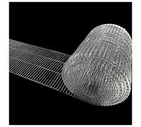 Rotolo di rete metallica zincata resistente, 0,3 x 1,2 m, resistente, per pollame e sicurezza del giardino, ideale per la protezione degli animali e soluzioni di recinzione