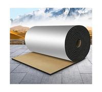Rotolo di schiuma isolante in alluminio autoadesivo, ignifugo e impermeabile, cotone fonoassorbente e antirumore, facile da installare con un solo stacca e attacca(1*2m/3.2*6.6ft,25MM(THK))