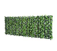 Rotolo di Siepe Artificiale 3x1 m in PE e Tessuto per Balcone e Giardino, Verde Chiaro e Verde Scuro