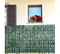 Rotolo di Siepe Artificiale Finta Sempreverde Foglie Edera da esterno ideale per