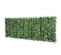 Rotolo di Siepe Finta Artificiale 3x1 m Verde Chiaro e Verde Scuro
