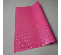 Rotolo di tappetino in gomma | Multicolore, lunghezze multiple di 1,5 m, scenario di utilizzo: protezione del pavimento della casa in officina.(Pink,1.5x2m)
