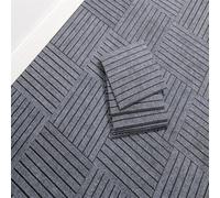 Rotolo di tappeto con retro rigido per superfici piatte interne, 40 cm x 3 m, tappetino progettato per una maggiore durata e un aspetto pulito (rosso)