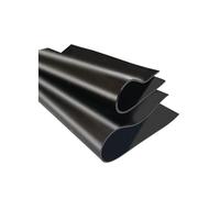 Rotolo di tappeto in gomma liscia, Tappetino isolante elettrico tagliabile nero, dimensioni multiple 2-8 mm(120x500x0.2cm)