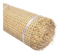 Rotolo di tessuto in rattan naturale largo 89 cm, per riparazioni di mobili e progetti fai da te, durevole tessuto a rete (68,6 x 1000,8 cm) per sedie, armadi e letti