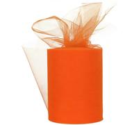 Rotolo di Tulle Arancio per bomboniere e per Matrimonio 12,5 cm x 100 mt
