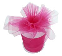 Rotolo di Tulle Fucsia per bomboniere e per Matrimonio 12,5 cm x 100 mt