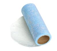 Rotolo di tulle glitterato in poliestere