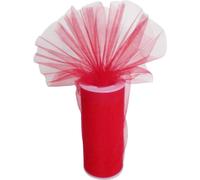 Rotolo di Tulle Rosso per Natale e per Matrimonio 12,5 cm x 100 mt