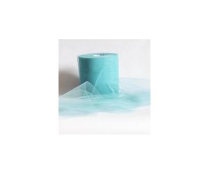 Rotolo di Tulle Turchese per bomboniere e per Matrimonio 25 cm x 100 mt