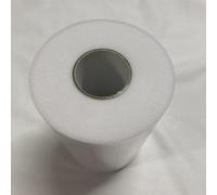 Rotolo di Tulle vari colori, Rotolo Tulle, 91mt x 15 cm. per Decorazioni Nozze, Decorazioni per Feste, Banchetti. BIANCO