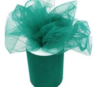 Rotolo di Tulle Verde Scuro per bomboniere e per Matrimonio 12,5 cm x 100 mt