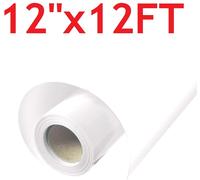 Rotolo Di Vinile Termoadesivo Bianco 12"X12' Per T Shirt Cricut Silhouette