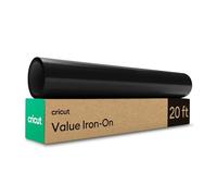 Cricut® Value Iron-On, Black (12 in x 20 ft)- HTV Heat Transfer Vinyl