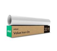 Cricut® Value Iron-On, White (12 in x 20 ft)- HTV Heat Transfer Vinyl