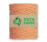 Rotolo ecofriendly di Rafia Arancio 100% Carta Riciclabile Biodegradabile