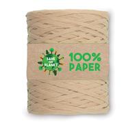 Rotolo ecofriendly di Rafia Avana 100% Carta Riciclabile Biodegradabile