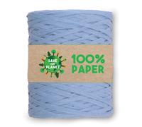Rotolo ecofriendly di Rafia Azzurro 100% Carta Riciclabile Biodegradabile
