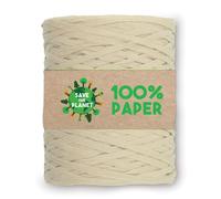 Rotolo ecofriendly di Rafia Panna 100% Carta Riciclabile Biodegradabile