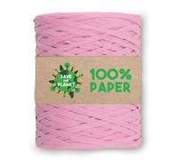 Rotolo ecofriendly di Rafia Rosa 100% Carta Riciclabile Biodegradabile
