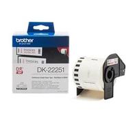 Rotolo etichettatrice DK TAPE Etichette a lunghezza continua 62 mm x 15 m Black e Red (1pz) DK 22251