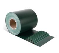 VIRSUS 1 Rotolo Frangivista per Recinzione in PVC 7585, Misura 19 cm x 35 Mt, Peso 450g/m2, 20 Clip di Fissaggio, Striscia Privacy per Balcone, Giardino, Protezione dal Vento e Raggi UV (Antracite)