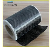 Rotolo in tessuto in vera fibra di carbonio 200 g/m² 12K UD PLAIN unidirezionale