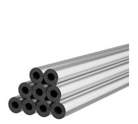 Rotolo isolante in schiuma autoadesiva per tubi, pre-fessura, per tubi in rame, linee AC e irrigatori, ID 16-144 mm, altamente isolante, per protezione invernale da acqua fredda e calda (114 mm x 5 m)