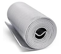 Rotolo Isolante Riflettente, Foglio Scudo Termico in Alluminio a Doppia Faccia, Scudo Isolante in Schiuma for Scaldabagno for Il Calore Estivo, Inverno(0.3m/0.98ftx5m/16.4ft)