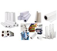 ROTOLO PLOTTER GR.60 91,4X50MT CARTA BIANCA ADATTA PER STAMPE B/N E COLORI