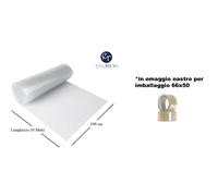 Rotolo pluriball 10 metri altezza 100 cm 1 m da imballaggio bobina bolle aria