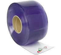 Rotolo PVC Trasparente Flessibile - SU MISURA - Spessore 2 mm x Larghezza 200 mm per Tende Verticali Industriali. PVC Trasparente per Tenda a Strisce disponibile Piastra di Fissaggio e Supporti