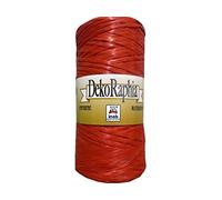 Rotolo Rafia 200 mt Colore Rosso (15)