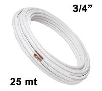 Rotolo rame pre isolato 25 mt 3/4'' climatizzazione condizionamento